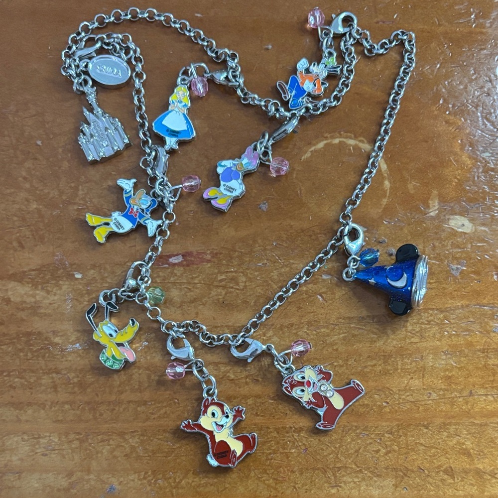Disney Enchanted Character Charm Necklace